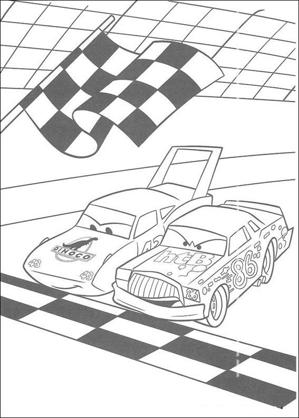Coloriage Cars 2 Momes Net