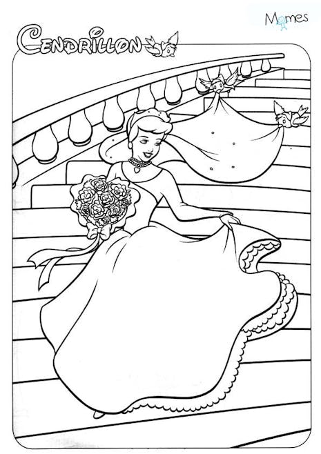 Coloriage Cendrillon Momes Net Coloriage Cendrillon Momes Net