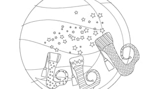 Coloriage chaussettes de Noël | MOMES.net Coloriage chaussettes de Noël | MOMES.net