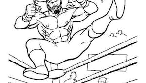 Coloriage de Catch - Hulk Hogan