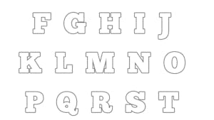 Coloriage de l'alphabet