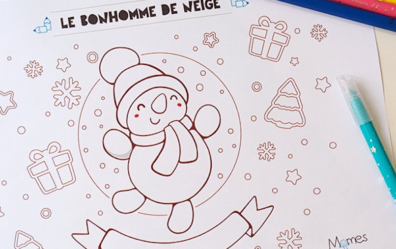 coloriage noel bonhomme de neige coloriage noel bonhomme de neige