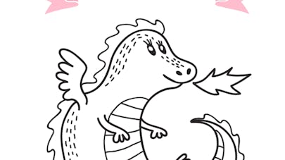 coloriage nouvel an chinois dragon coloriage nouvel an chinois dragon
