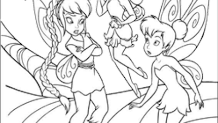 Coloriages Fée Clochette  Coloriages à imprimer  MOMES.net