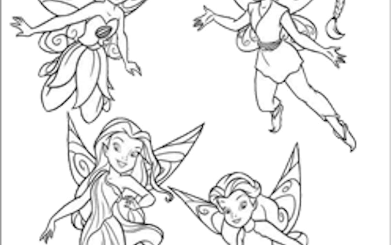 Coloriage Fee Clochette 4 Momes Net Coloriage Fee Clochette 4 Momes Net