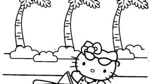 Coloriage Hello Kitty - 1