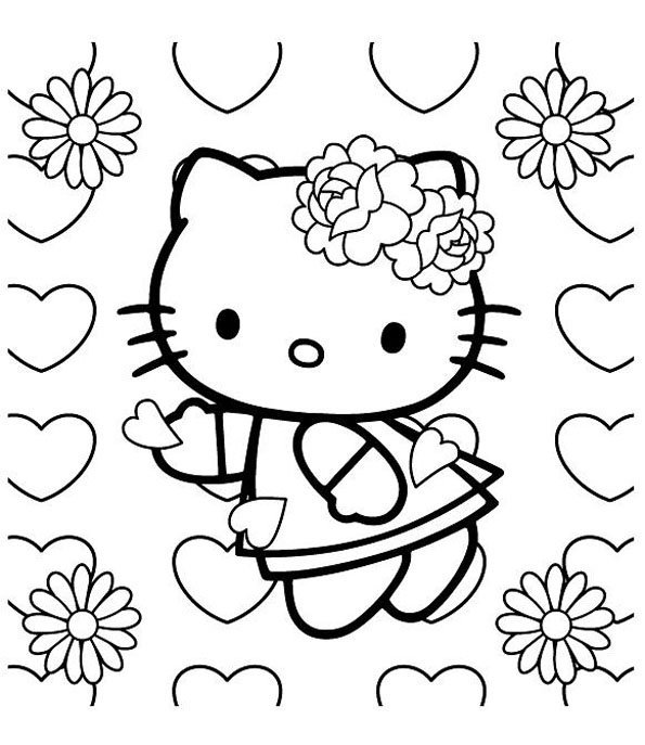 Coloriage Hello Kitty 12 Momes Net