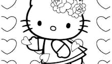 Coloriage Hello Kitty - 12