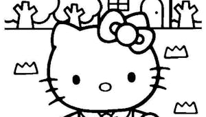 Coloriage Hello Kitty - 2