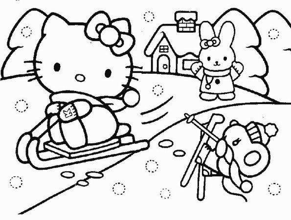 Coloriage Hello Kitty - 3