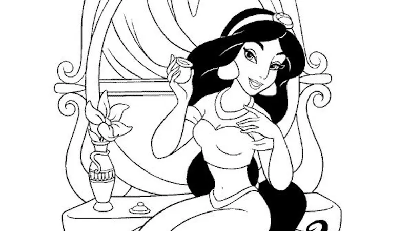 Coloriage Disney Princesse à imprimer | MOMES