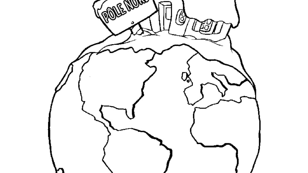 Coloriage la maison du Père Noël | MOMES.net Coloriage la maison du Père Noël | MOMES.net