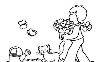 Coloriages jardin | MOMES.net