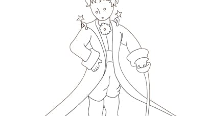 Coloriage le Petit Prince: le Petit Prince en
costume Coloriage le Petit Prince: le Petit Prince en
costume
