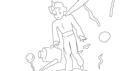 Coloriage le Petit Prince: le Petit Prince et sa
Rose Coloriage le Petit Prince: le Petit Prince et sa
Rose