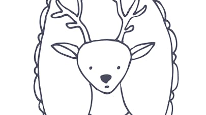 coloriage cerf coloriage cerf