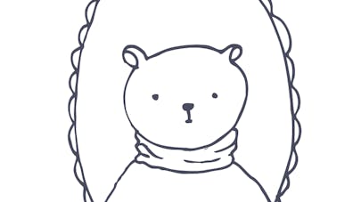 Coloriage de Mr Ours Coloriage de Mr Ours