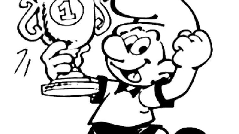 Coloriage Schtroumpf Sportif Momes Net Coloriage Schtroumpf Sportif Momes Net