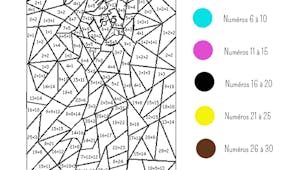 Coloriage magique exercice  MOMES.net