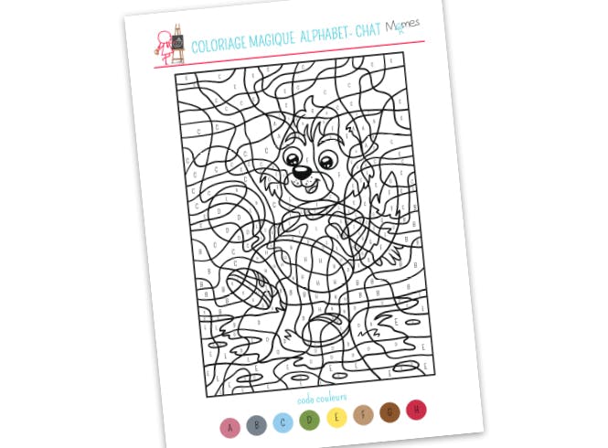 Coloriage Magique Alphabet Chat Momes Net Coloriage Magique Alphabet Chat Momes Net