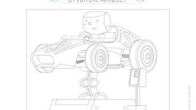 coloriage manège de voiture coloriage manège de voiture