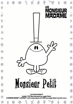 Coloriage Monsieur Petit Momes Net
