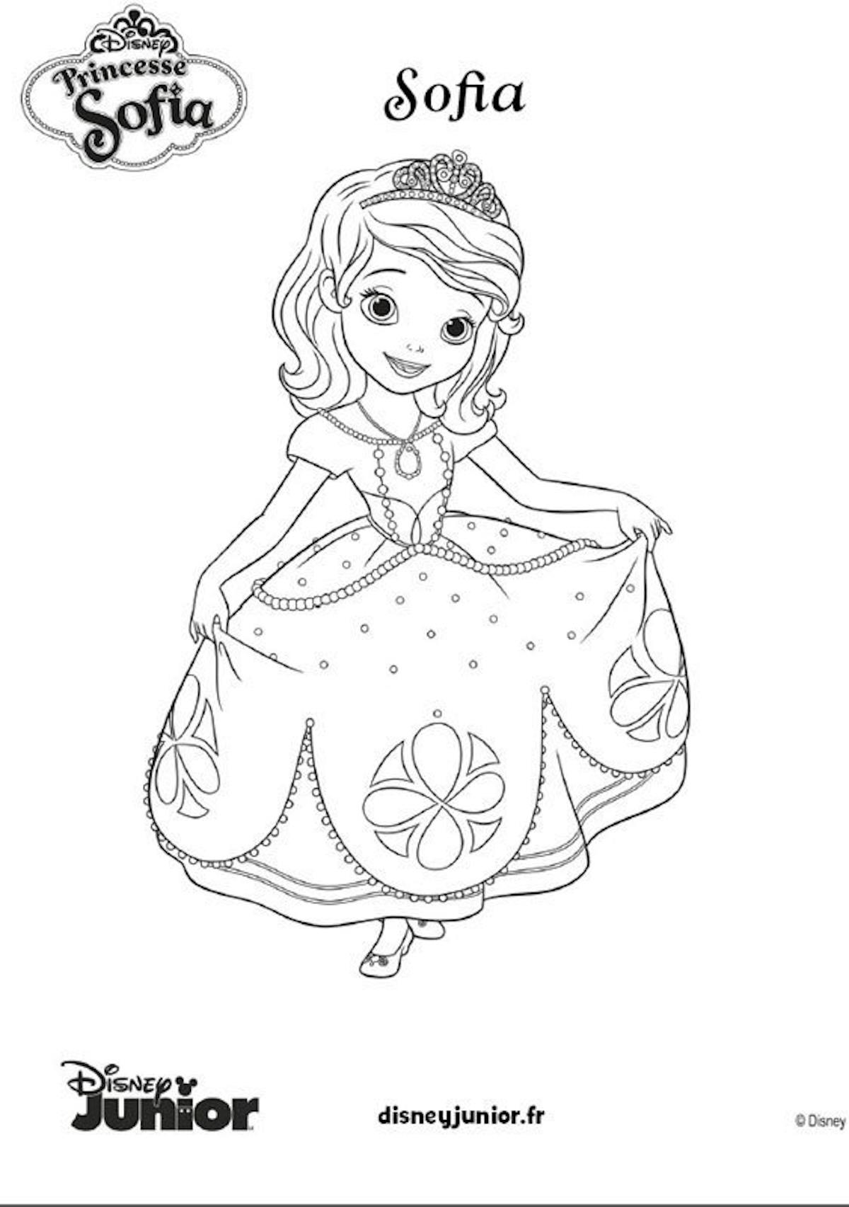 Coloriage Princesse Sofia (9)