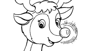 Coloriage Pere Noel Et Ses Rennes Momes Net