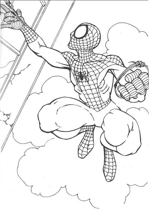 Coloriage Spiderman 1 Momes Net