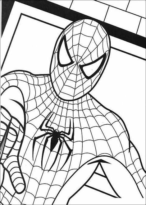 Coloriage Spider-Man 8