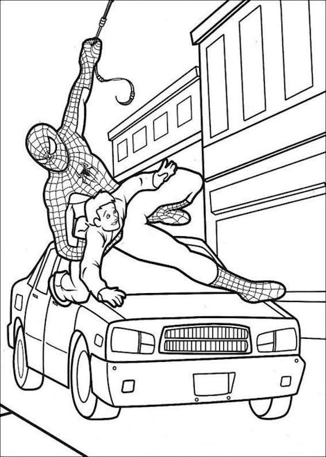 Coloriage Spider-Man 7