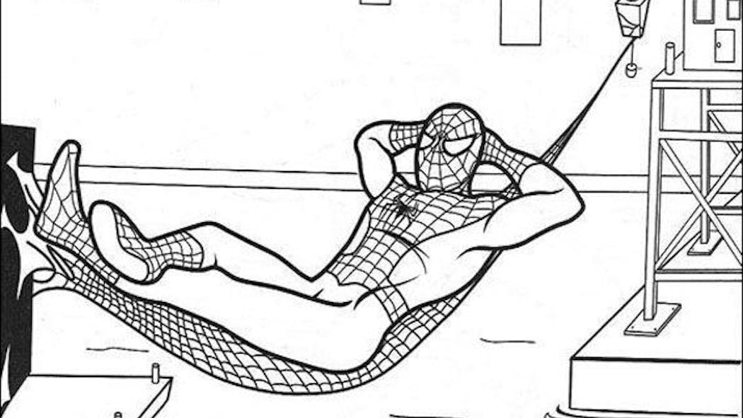 Coloriage Spiderman (8)  MOMES.net