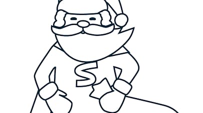 Coloriage Super Noël !  MOMES.net