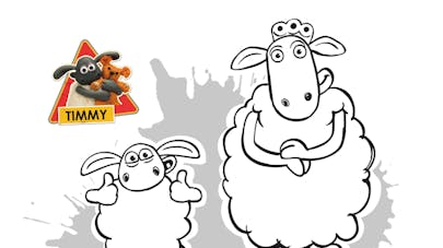 Coloriage Timmy et sa maman Coloriage Timmy et sa maman