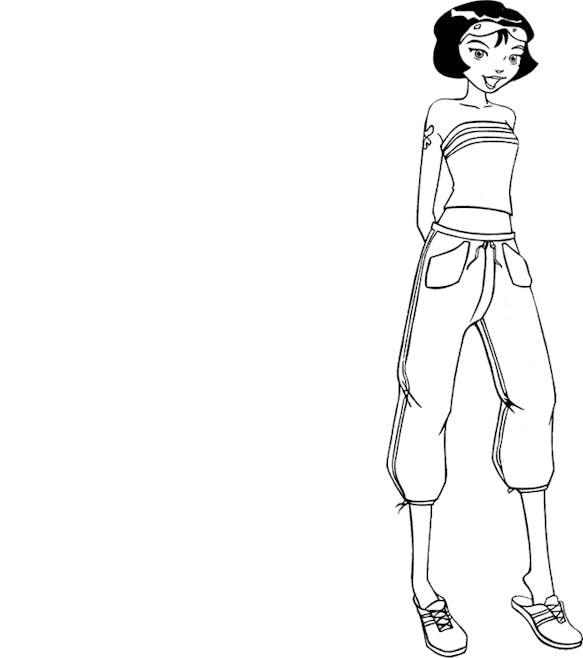 Coloriage Totally Spies: Alex