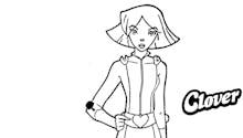 Coloriage Totally Spies: Clover