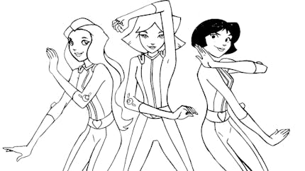 Coloriage Totally Spies