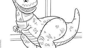 Coloriage Toy Story - Dinosaure