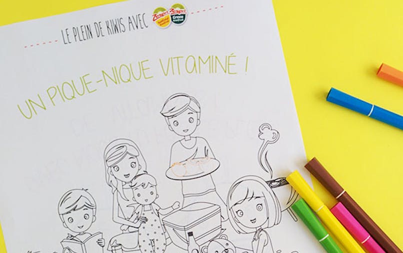 coloriage pique nique coloriage pique nique