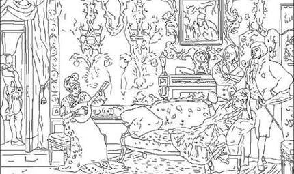 Coloriages de peintres | MOMES.net