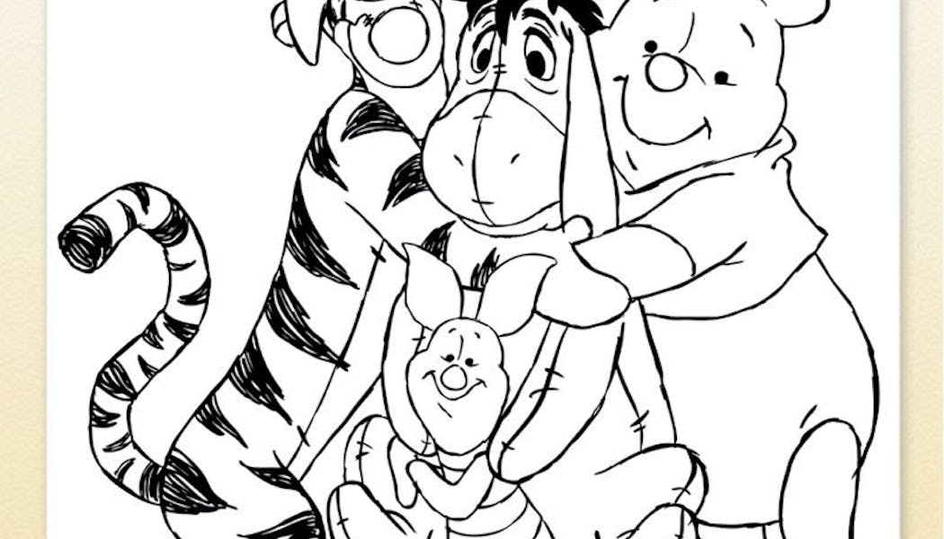 Coloriages Winnie L Ourson A Imprimer Momes Net