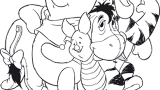 Coloriage Winnie l'ourson 17  MOMES.net