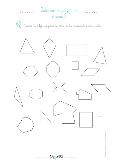 Télécharger cet exercice sur les polygones