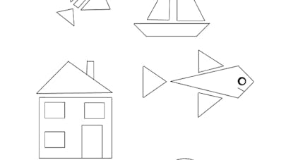 colorier les triangles colorier les triangles
