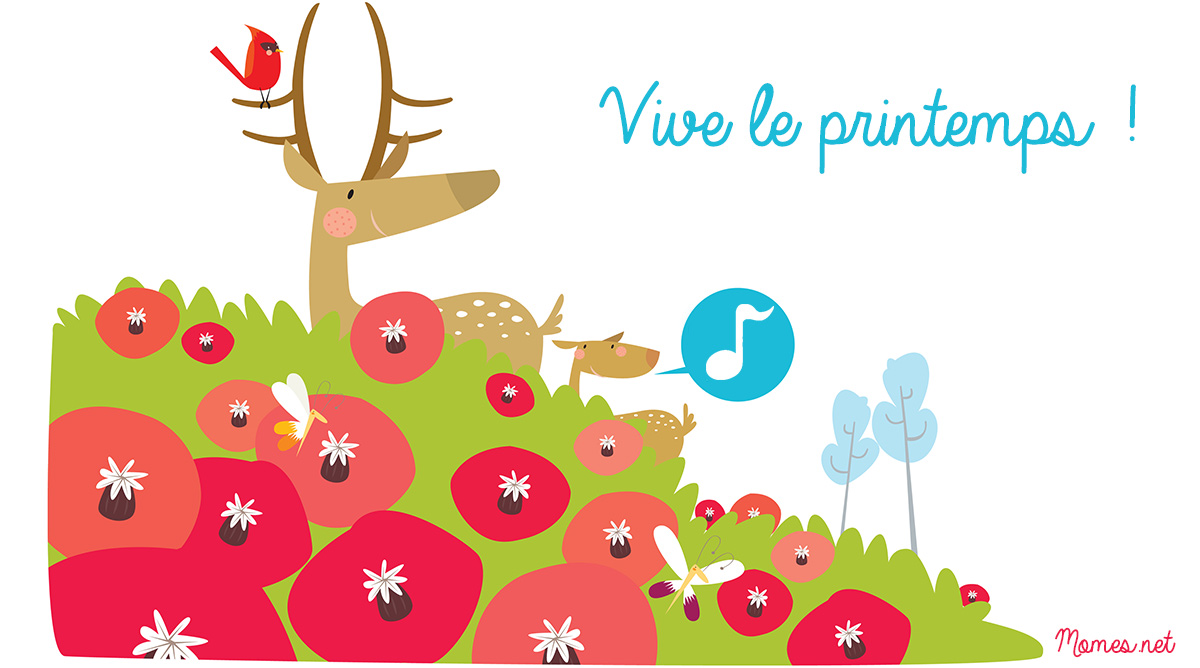 Comptine Printemps Momes Net