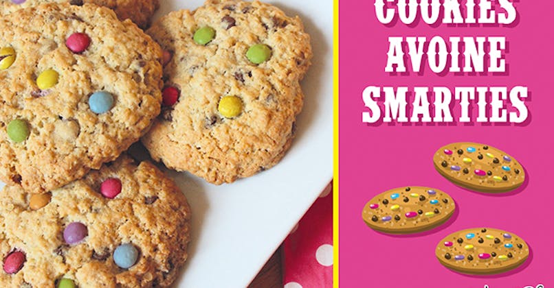 cookies avoine smarties