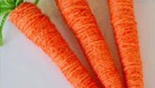 Des carottes en laine