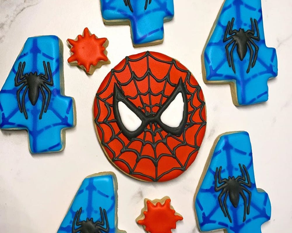 Des délicieux cookies Spider-Man