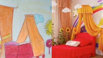 Des enfants dessinent les chambres de leurs rêves et des designers les réalisent