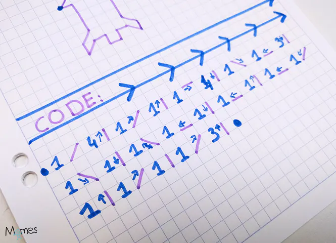 Dessin Code Math Les dessins codés | MOMES